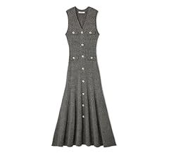 【美品】SNIDEL スナイデル ノースリフロントボタンニットワンピース PNK ノースリーブフロントボタンニットワンピース(マキシ・ロング